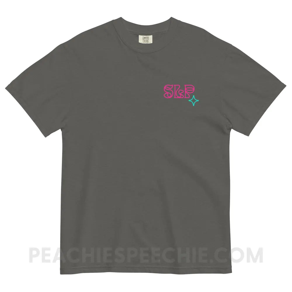 Intergalactic Speech Comfort Colors Tee - Pepper / S - peachiespeechie.com