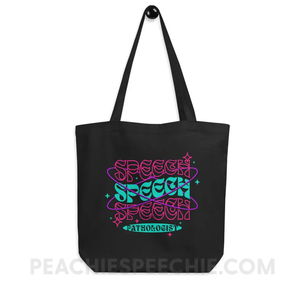 Intergalactic Speech Organic Canvas Tote - peachiespeechie.com