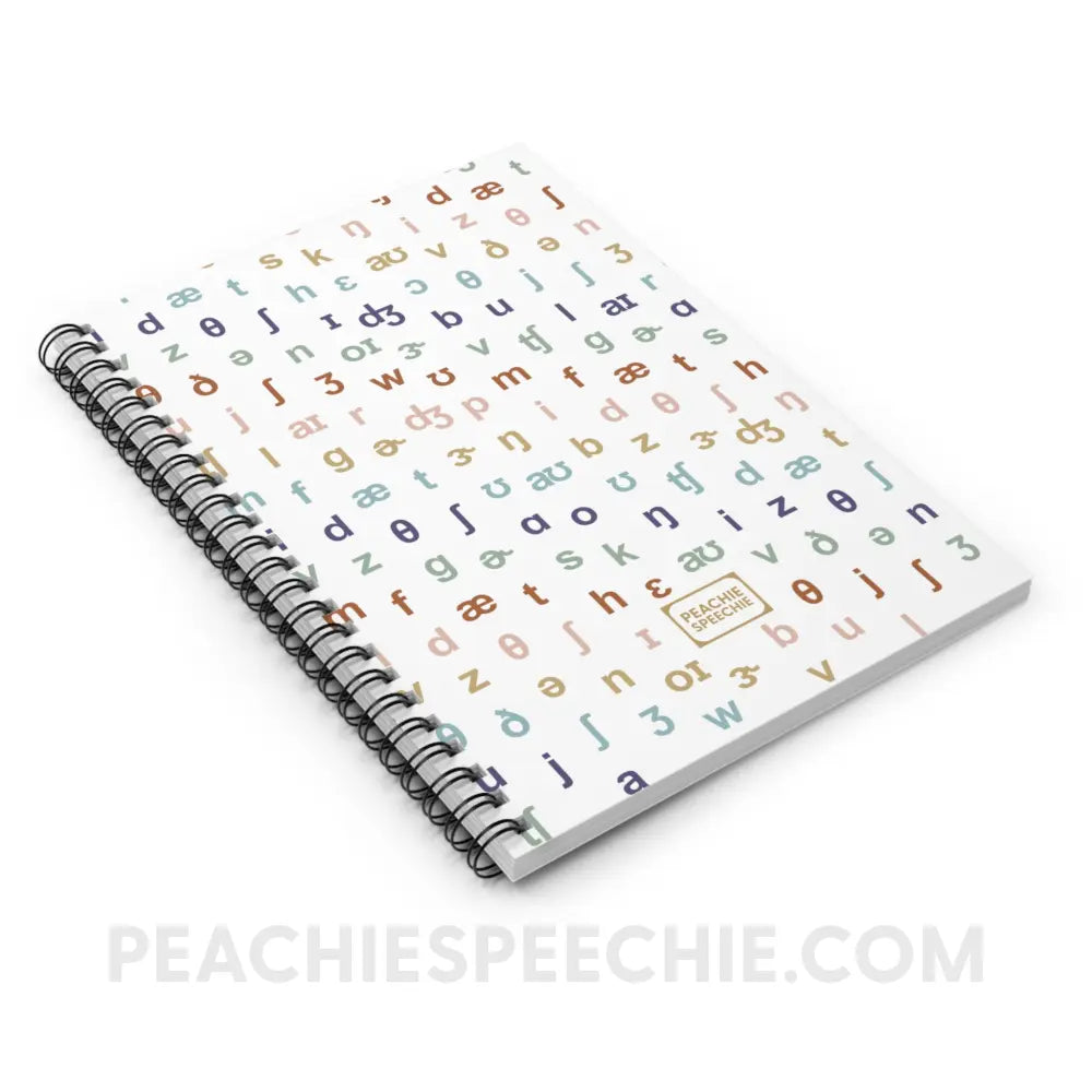 IPA Pattern Notebook - Paper products peachiespeechie.com