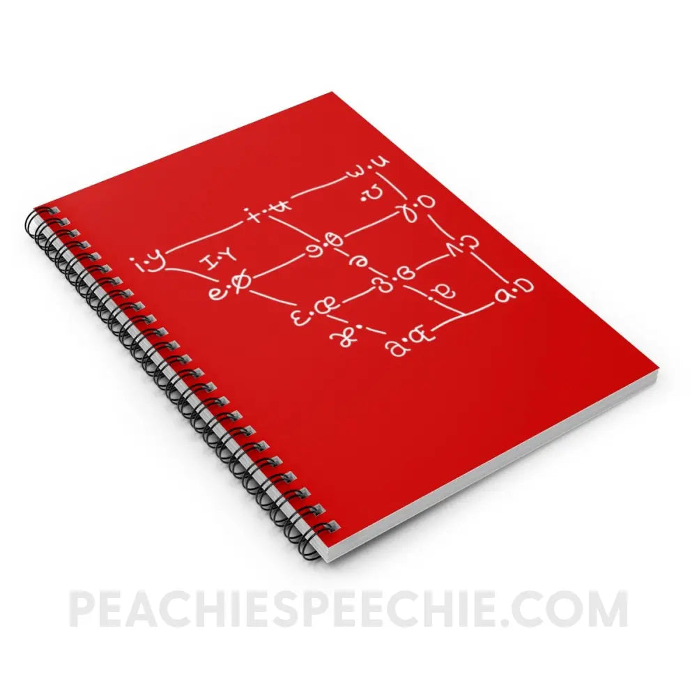 IPA Vowel Chart Notebook - Journals & Notebooks peachiespeechie.com