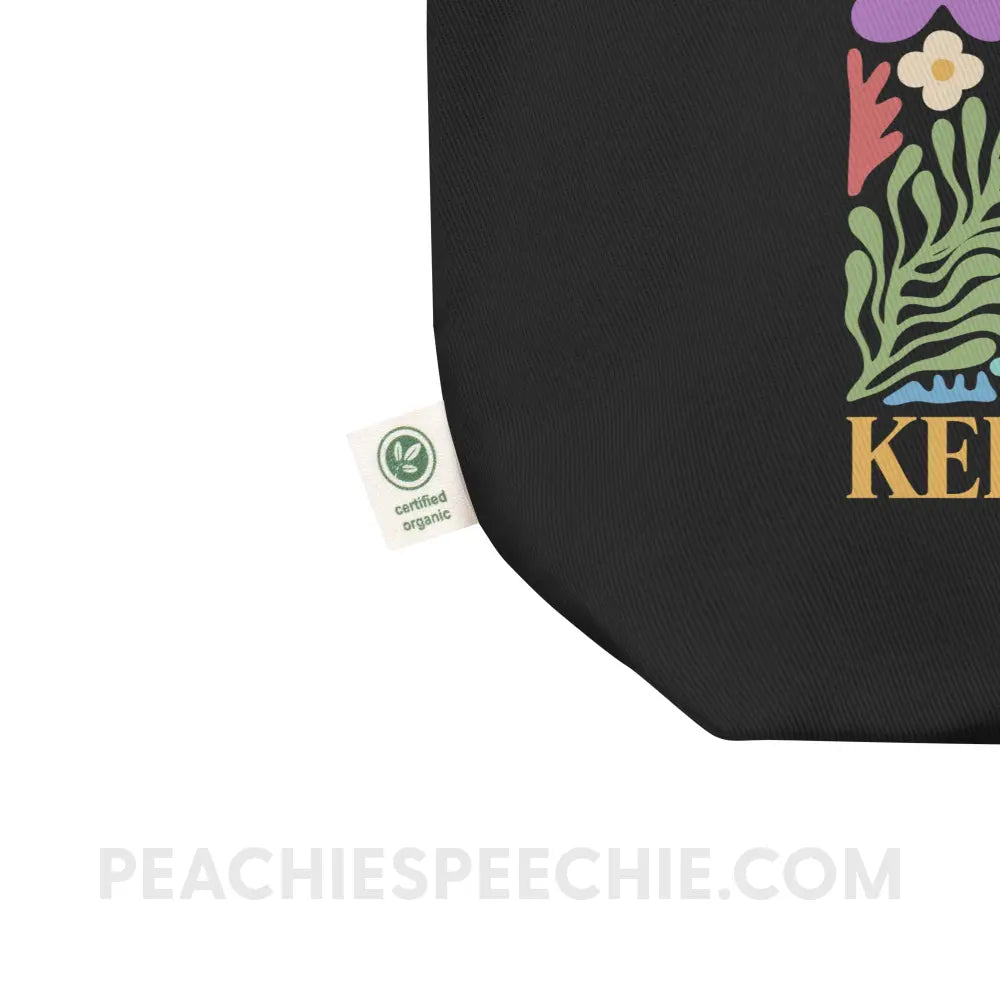 Keep Going Growing Organic Canvas Tote - peachiespeechie.com