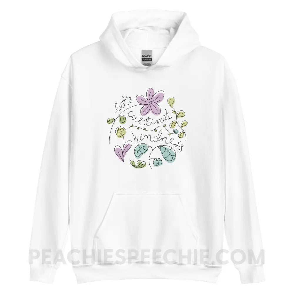 Kindness Classic Hoodie - White / S - peachiespeechie.com