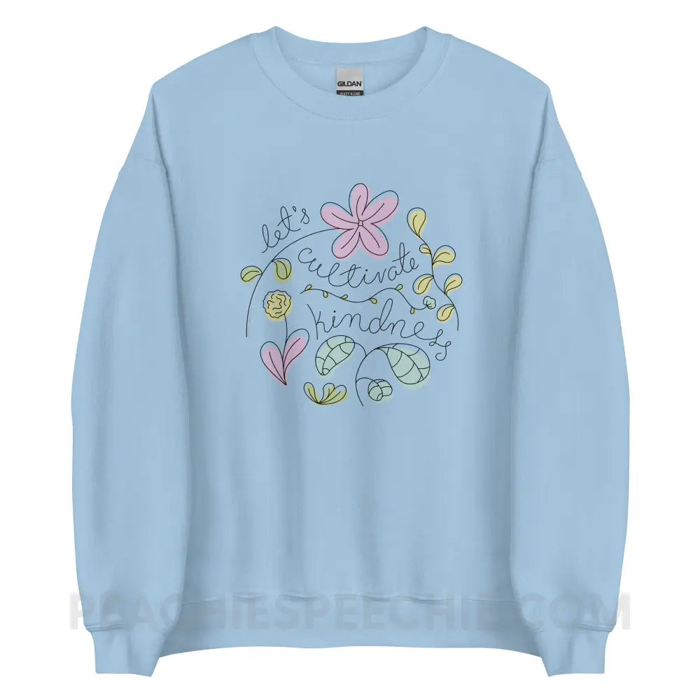 Kindness Classic Sweatshirt - Light Blue / S - peachiespeechie.com