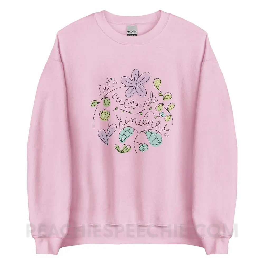 Kindness Classic Sweatshirt - Light Pink / S peachiespeechie.com