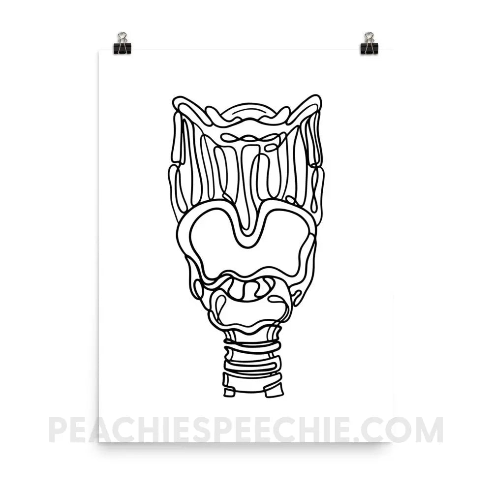 Larynx Poster - 18×24 - Posters peachiespeechie.com