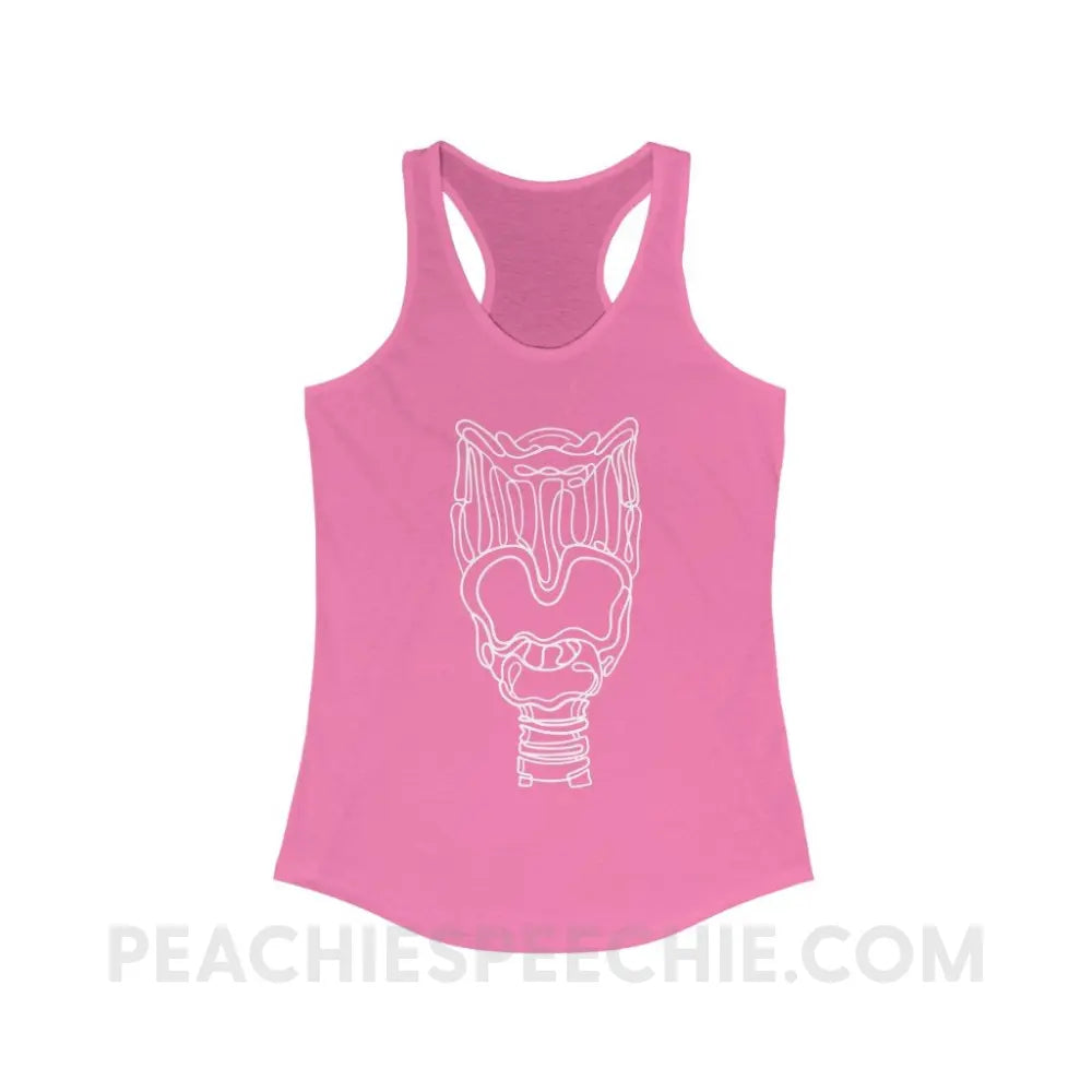 Larynx Superfly Racerback - Solid Hot Pink / XS - Tank Top peachiespeechie.com