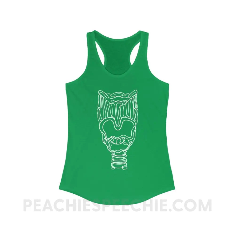 Larynx Superfly Racerback - Solid Kelly Green / XS - Tank Top peachiespeechie.com
