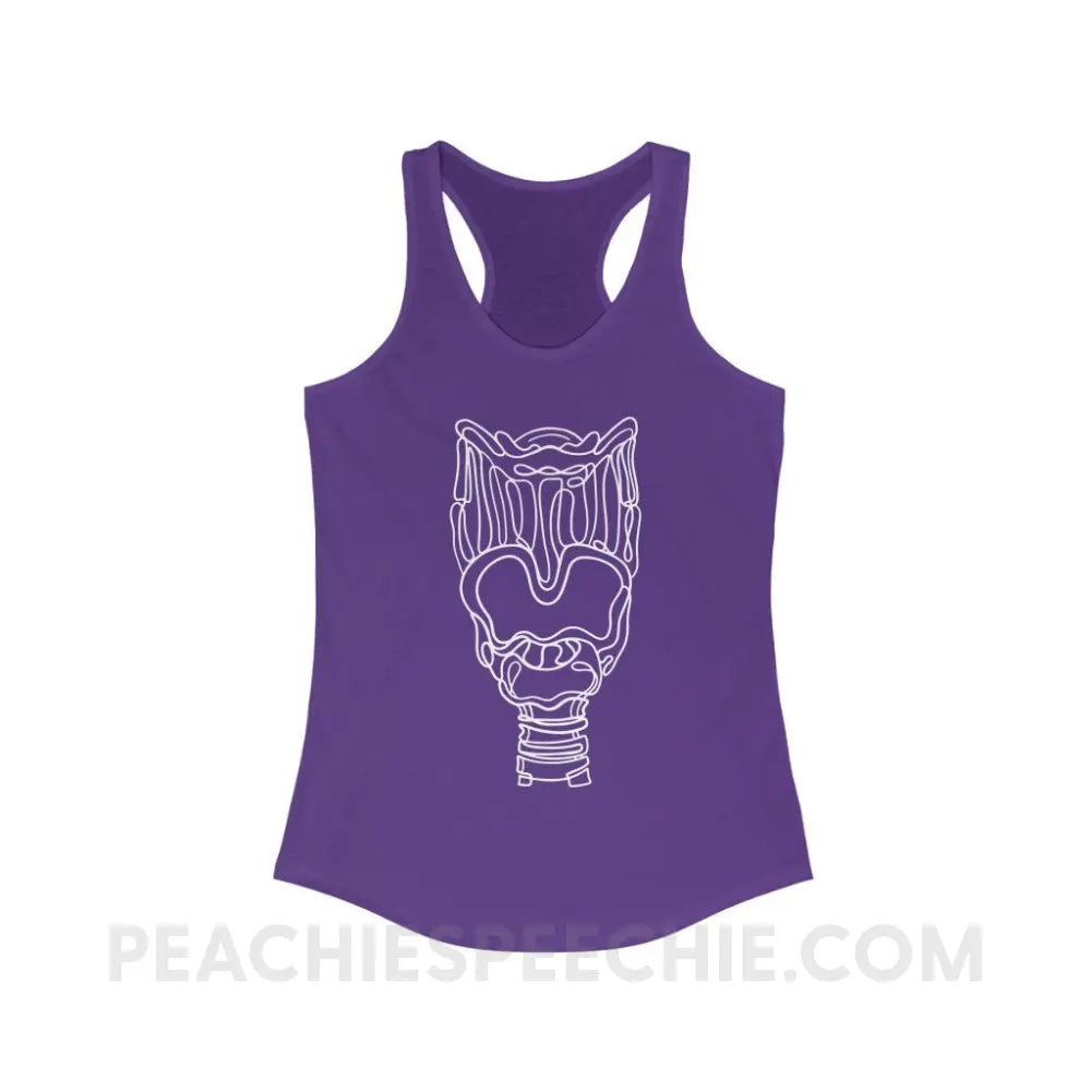 Larynx Superfly Racerback - Solid Purple Rush / XS - Tank Top peachiespeechie.com