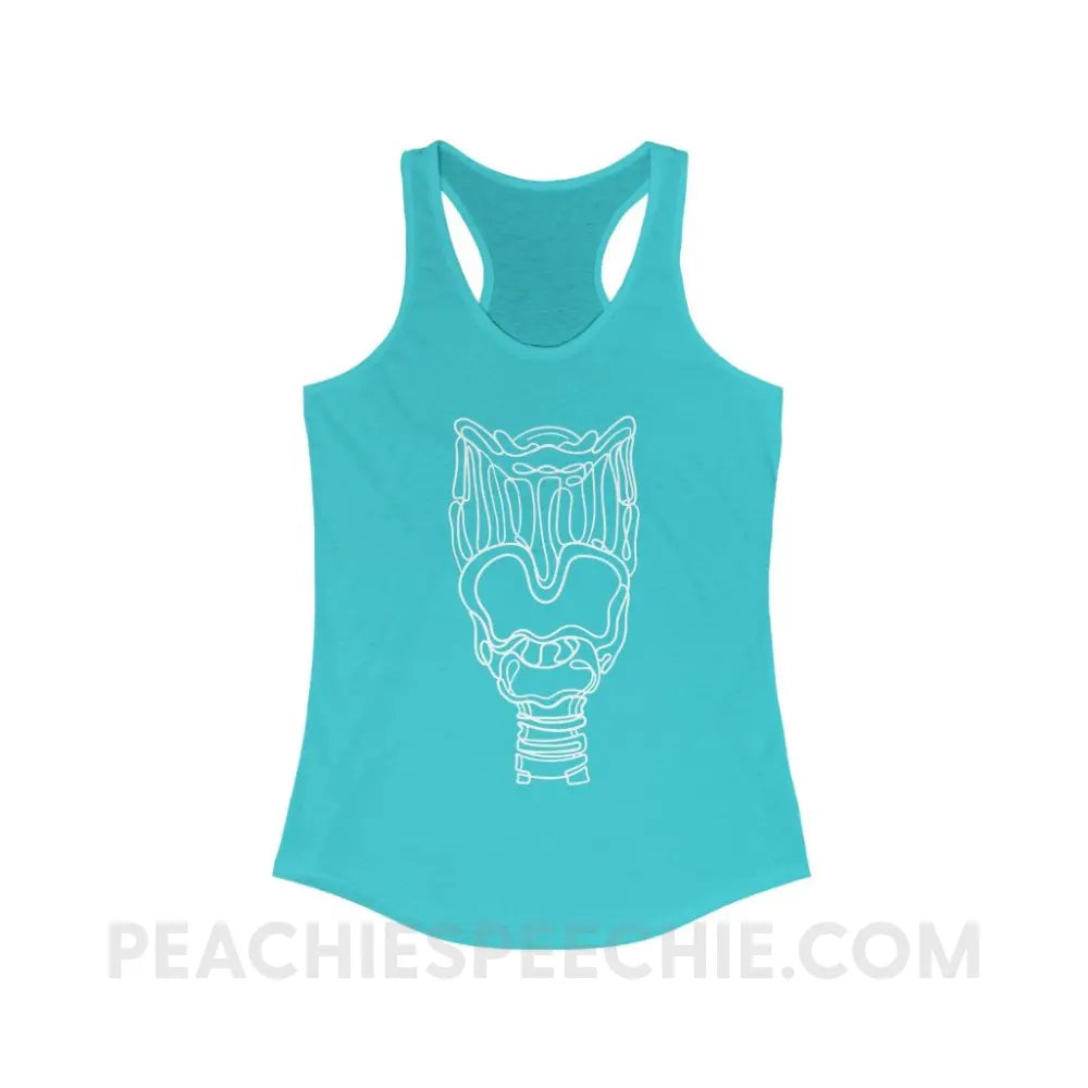 Larynx Superfly Racerback - Solid Tahiti Blue / XS - Tank Top peachiespeechie.com