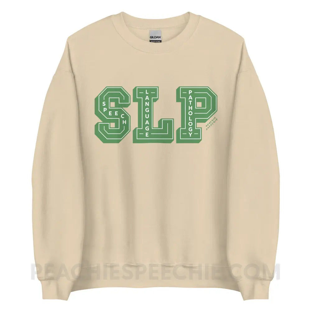Letters-In-Letters SLP Classic Sweatshirt - Sand / S - peachiespeechie.com