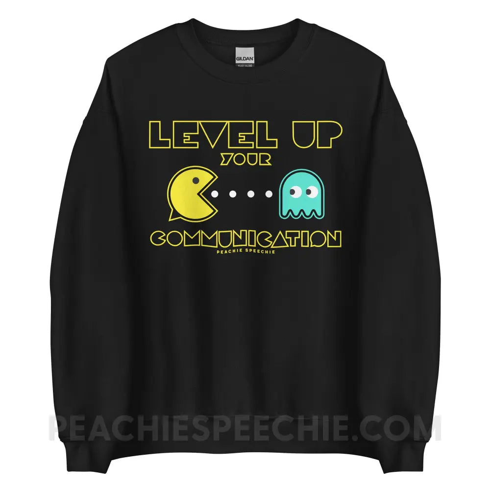 Level Up Your Communication Classic Sweatshirt - Black / S - peachiespeechie.com