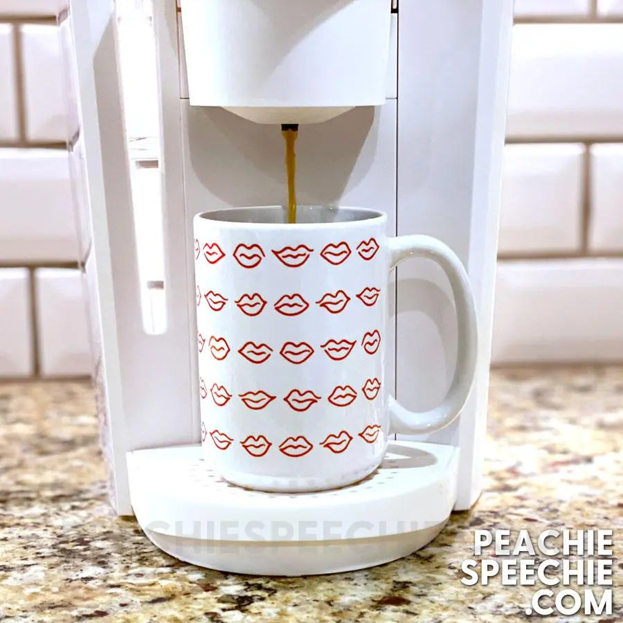 Lips Coffee Mug - Mugs peachiespeechie.com