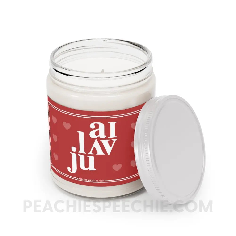 I Love You (in IPA) Candle - Home Decor peachiespeechie.com