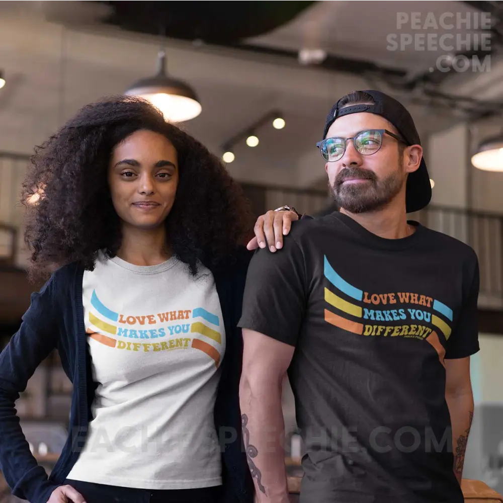 Love What Makes You Different™ Classic Tee - Black / S - peachiespeechie.com