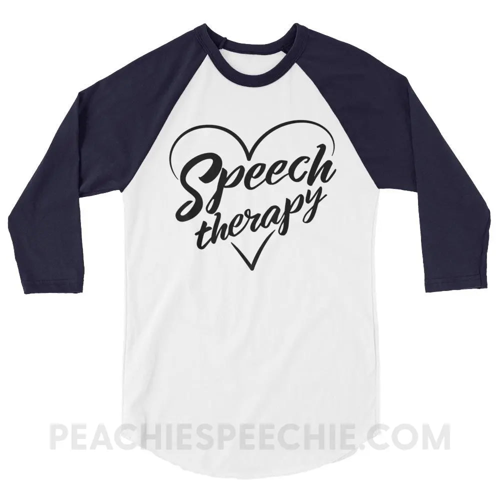 Love Speech Baseball Tee - T-Shirts & Tops peachiespeechie.com