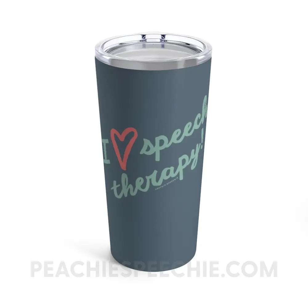 I Love Speech Therapy Tumbler - Mug peachiespeechie.com