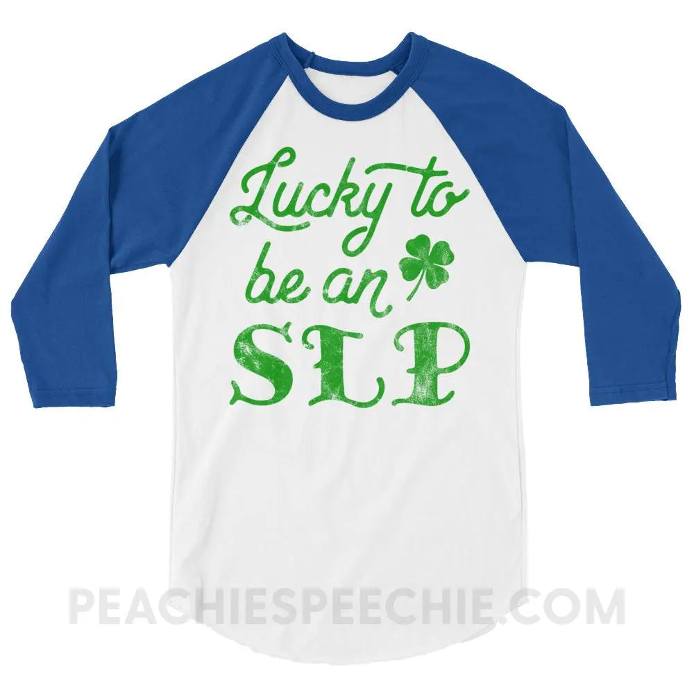 Lucky SLP Baseball Tee - T-Shirts & Tops peachiespeechie.com