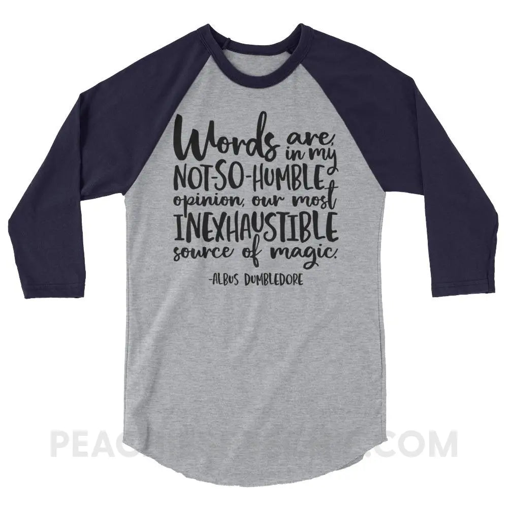 Magic Quote Baseball Tee - T-Shirts & Tops peachiespeechie.com