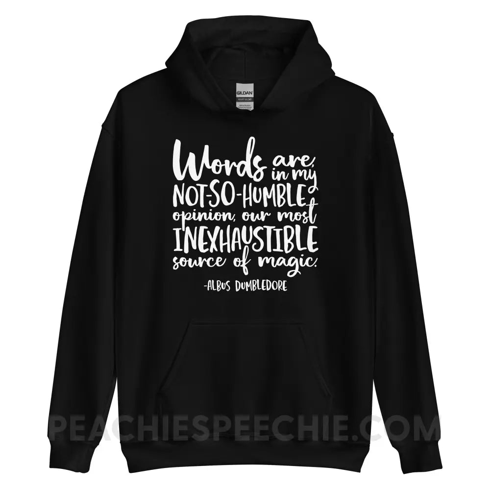 Magic Quote Classic Hoodie - Black / S - peachiespeechie.com