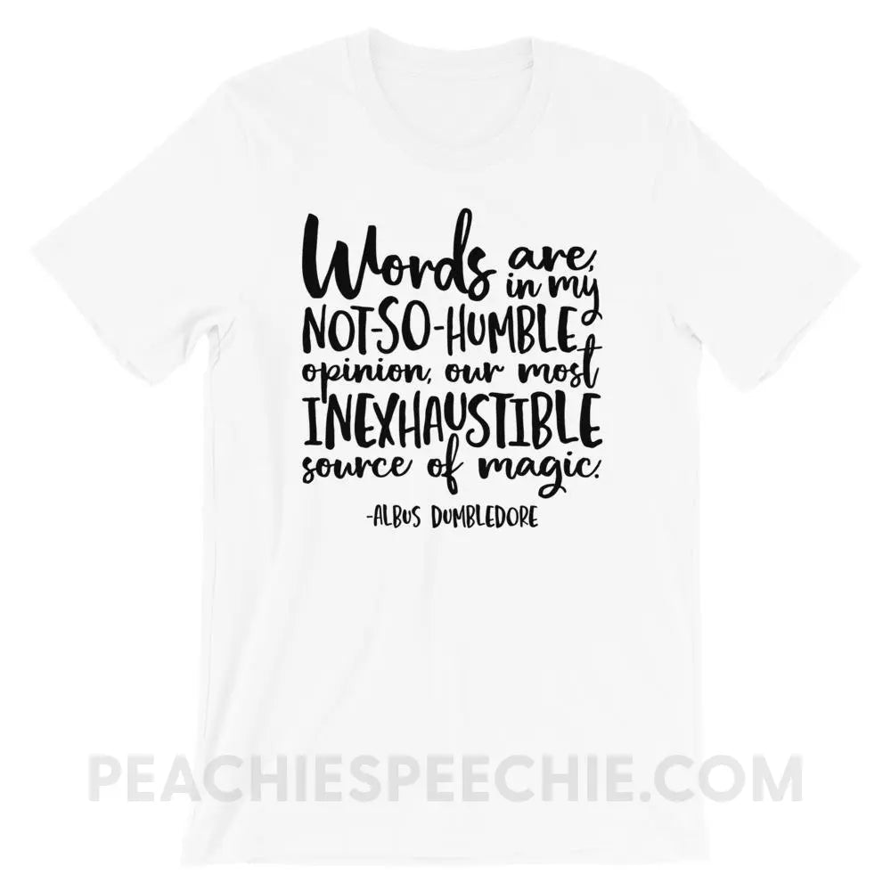 Magic Quote Premium Soft Tee - White / XS - T-Shirts & Tops peachiespeechie.com