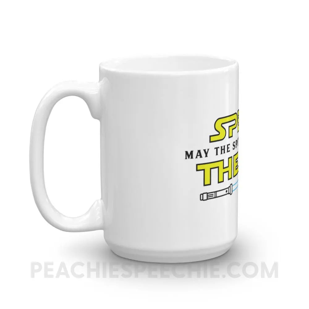 May The Speech Be With You Coffee Mug - Mugs peachiespeechie.com