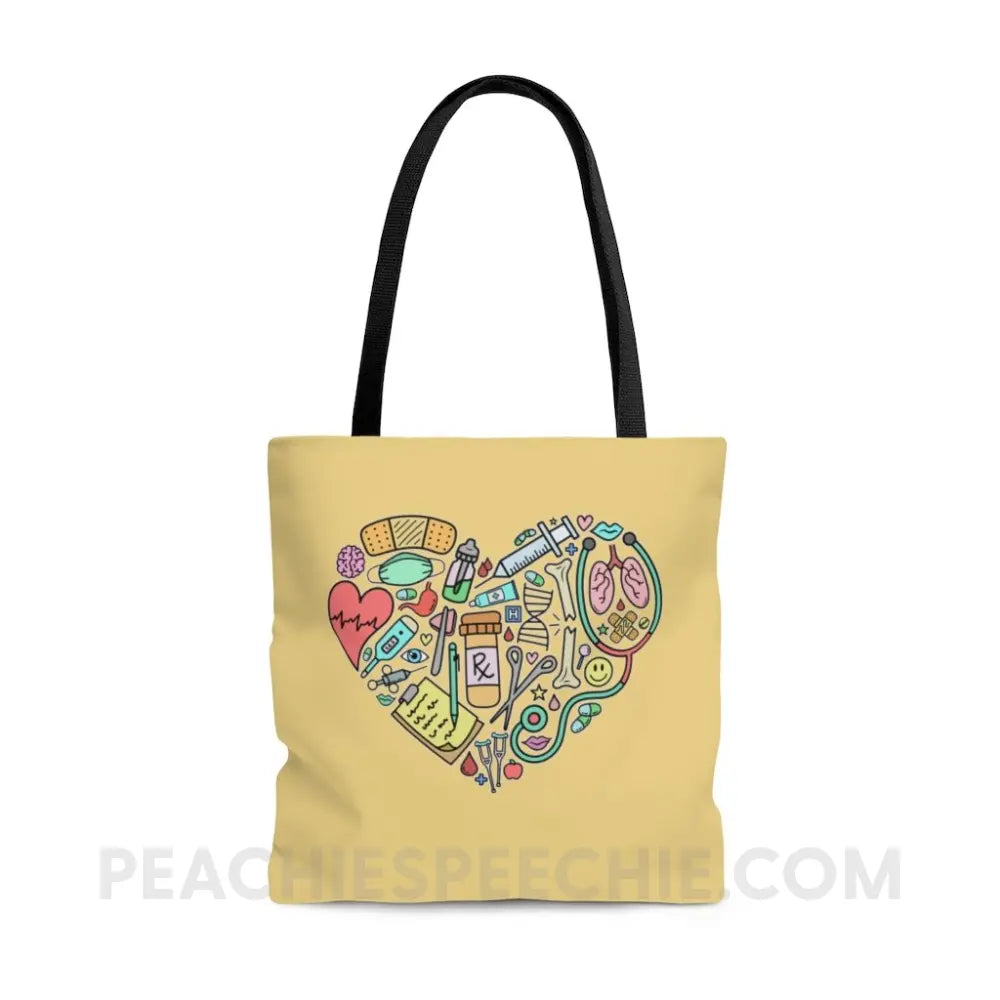Medical Heart Everyday Tote Bag - Bags peachiespeechie.com