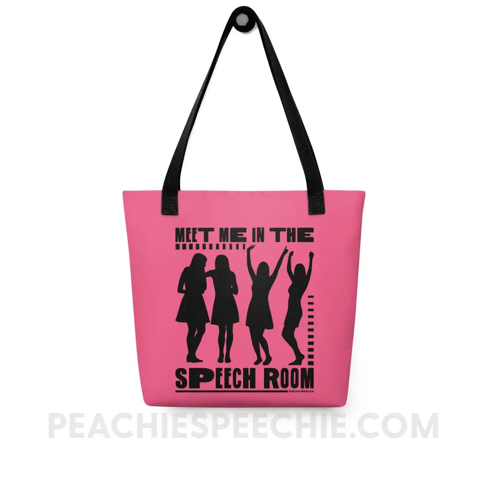 Meet Me in the Speech Room Tote Bag - peachiespeechie.com