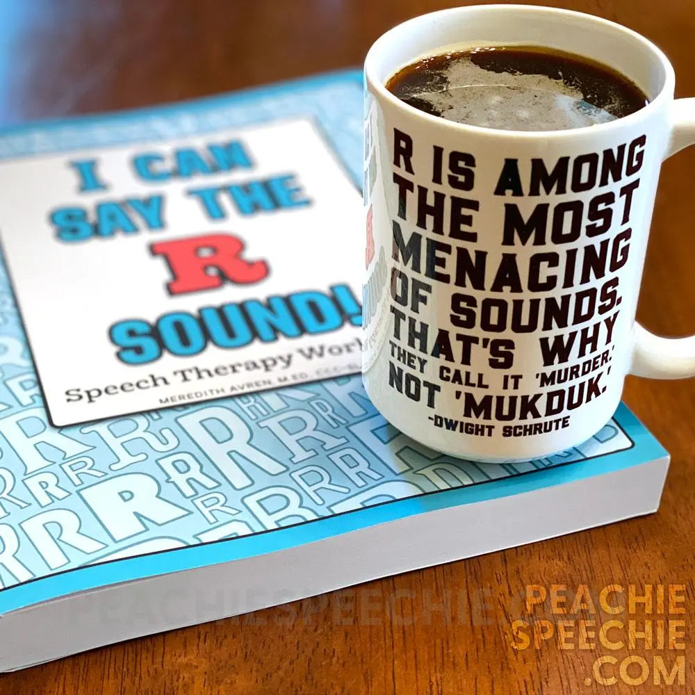 Menacing R Dwight Quote Coffee Mug - 15oz - Mugs peachiespeechie.com