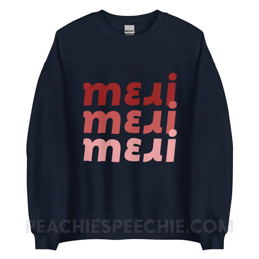 Merry (in IPA) Classic Sweatshirt - Navy / S - peachiespeechie.com