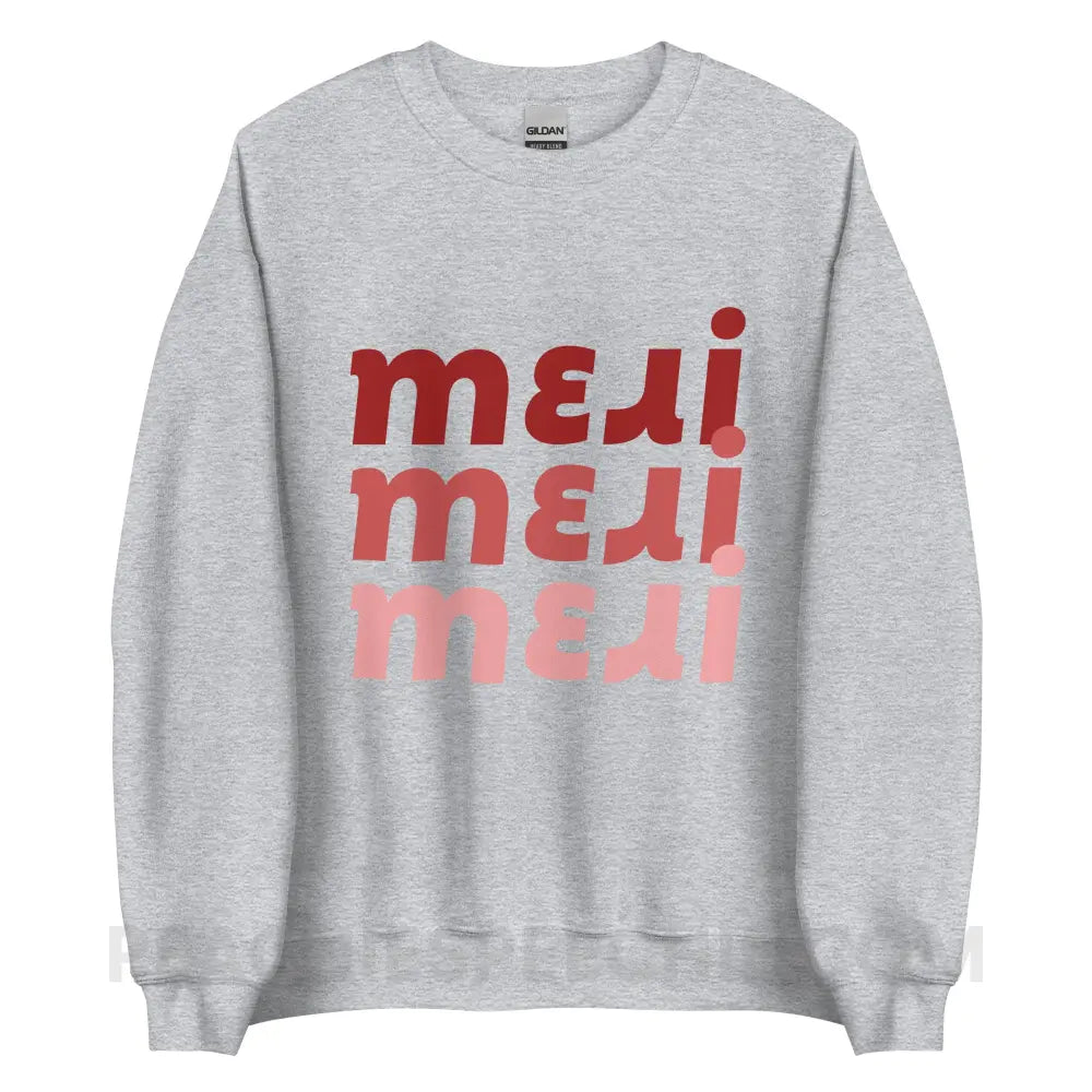 Merry (in IPA) Classic Sweatshirt - Sport Grey / S - peachiespeechie.com