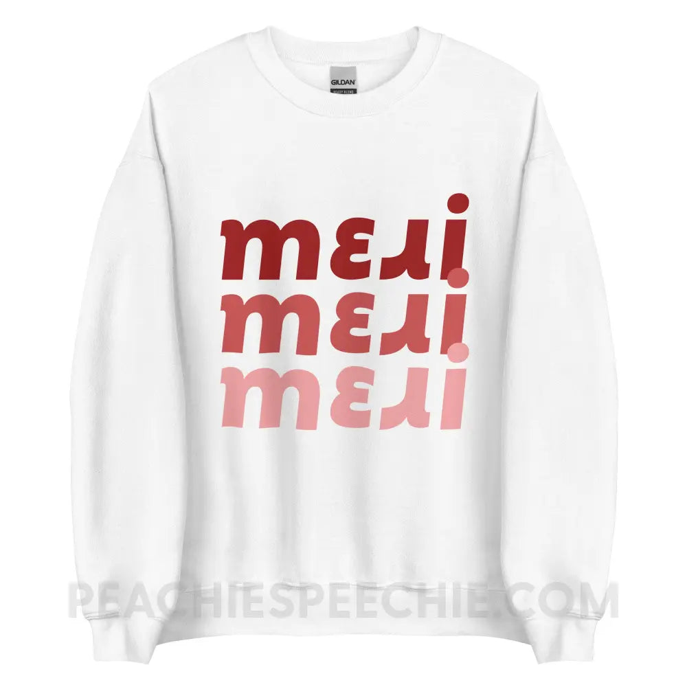 Merry (in IPA) Classic Sweatshirt - White / S - peachiespeechie.com