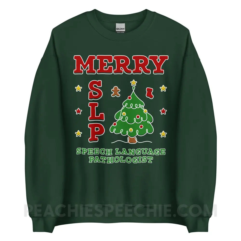 Merry SLP Classic Sweatshirt - Forest Green / S - peachiespeechie.com