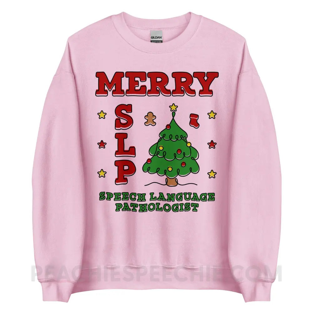 Merry SLP Classic Sweatshirt - Light Pink / S - peachiespeechie.com