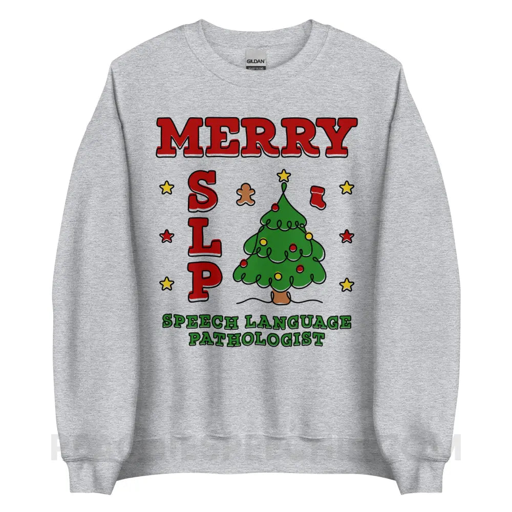Merry SLP Classic Sweatshirt - Sport Grey / S - peachiespeechie.com
