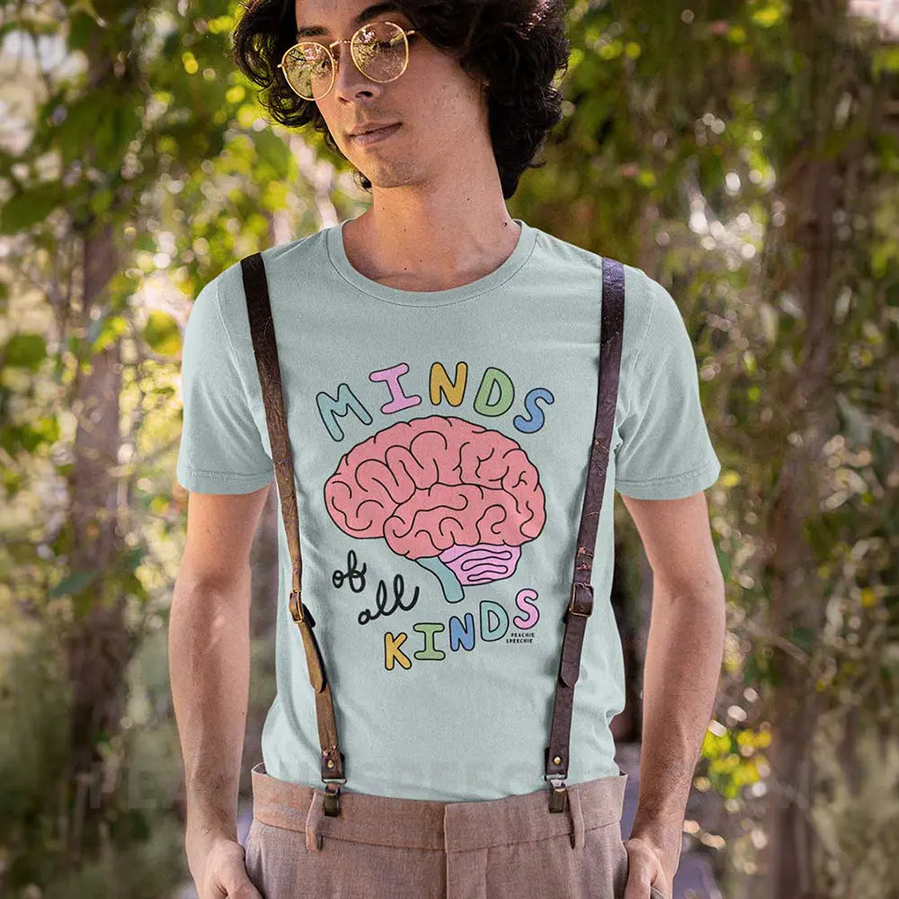 Minds Of All Kinds Premium Soft Tee - T-Shirt peachiespeechie.com