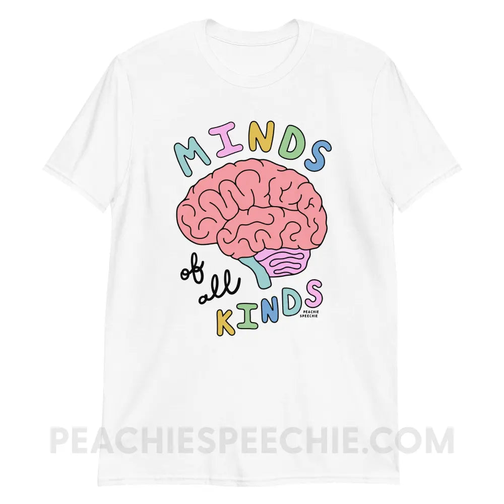 Minds Of All Kinds Classic Tee - White / S - T-Shirt peachiespeechie.com