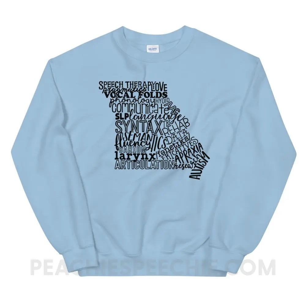 Missouri SLP Classic Sweatshirt - Light Blue / S Hoodies & Sweatshirts peachiespeechie.com