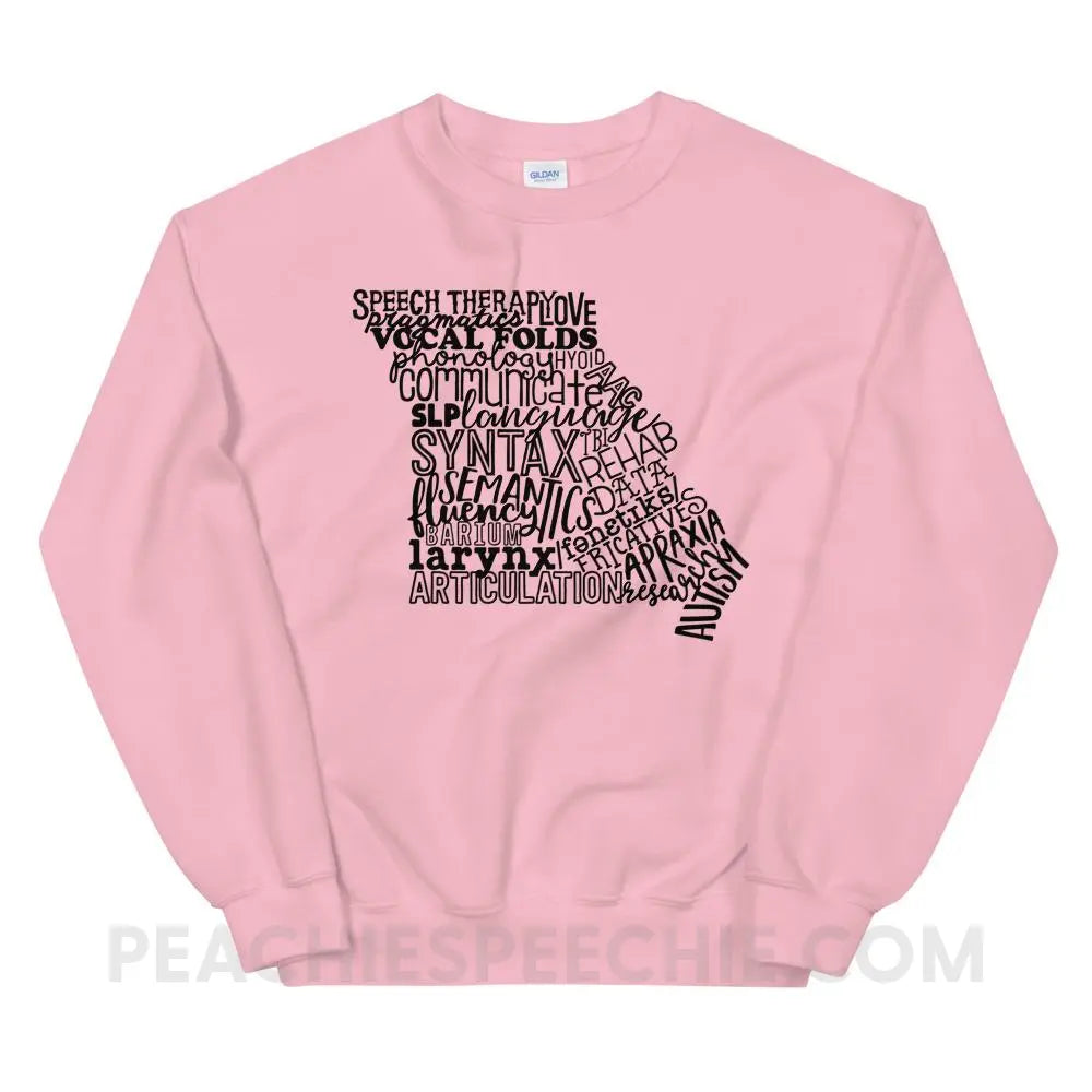Missouri SLP Classic Sweatshirt - Light Pink / S - Hoodies & Sweatshirts peachiespeechie.com