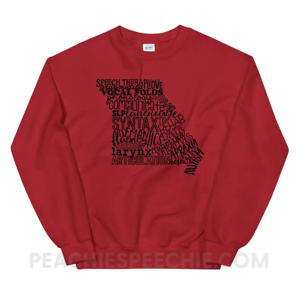 Missouri SLP Classic Sweatshirt - Red / S - Hoodies & Sweatshirts peachiespeechie.com
