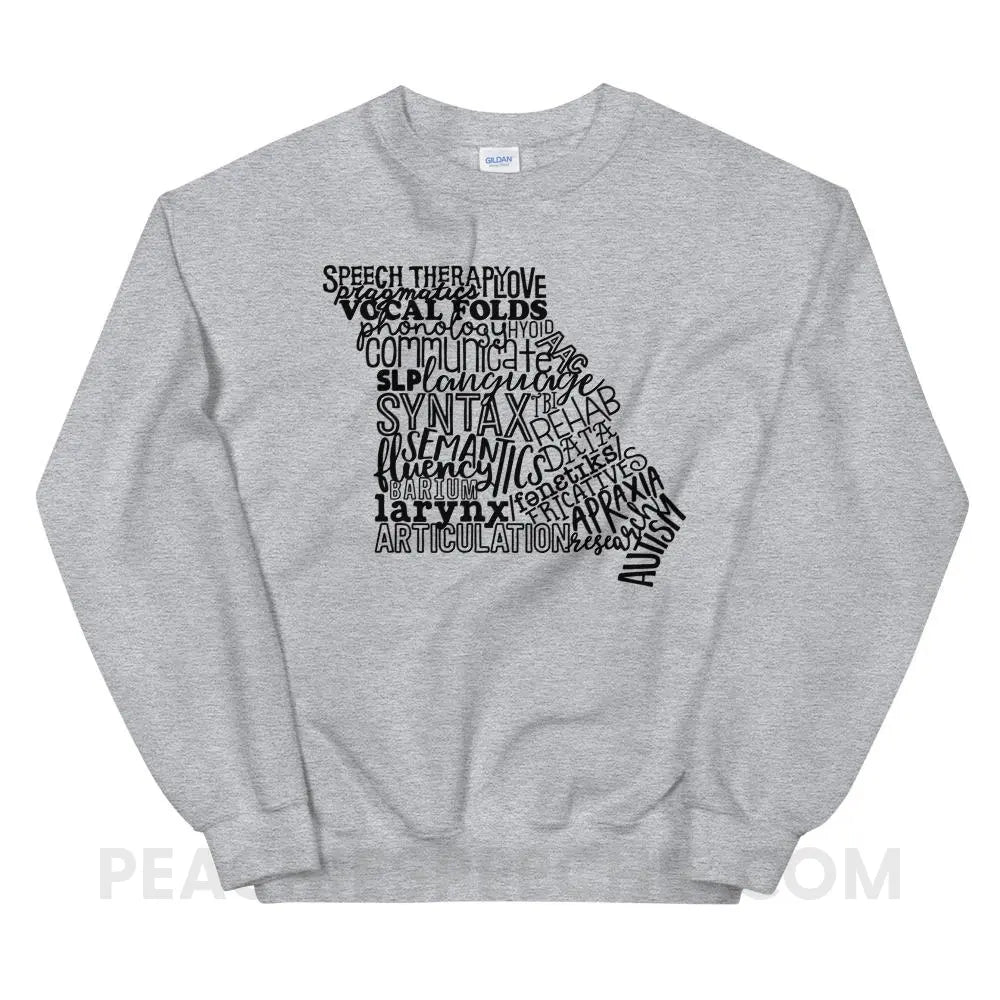 Missouri SLP Classic Sweatshirt - Sport Grey / S - Hoodies & Sweatshirts peachiespeechie.com