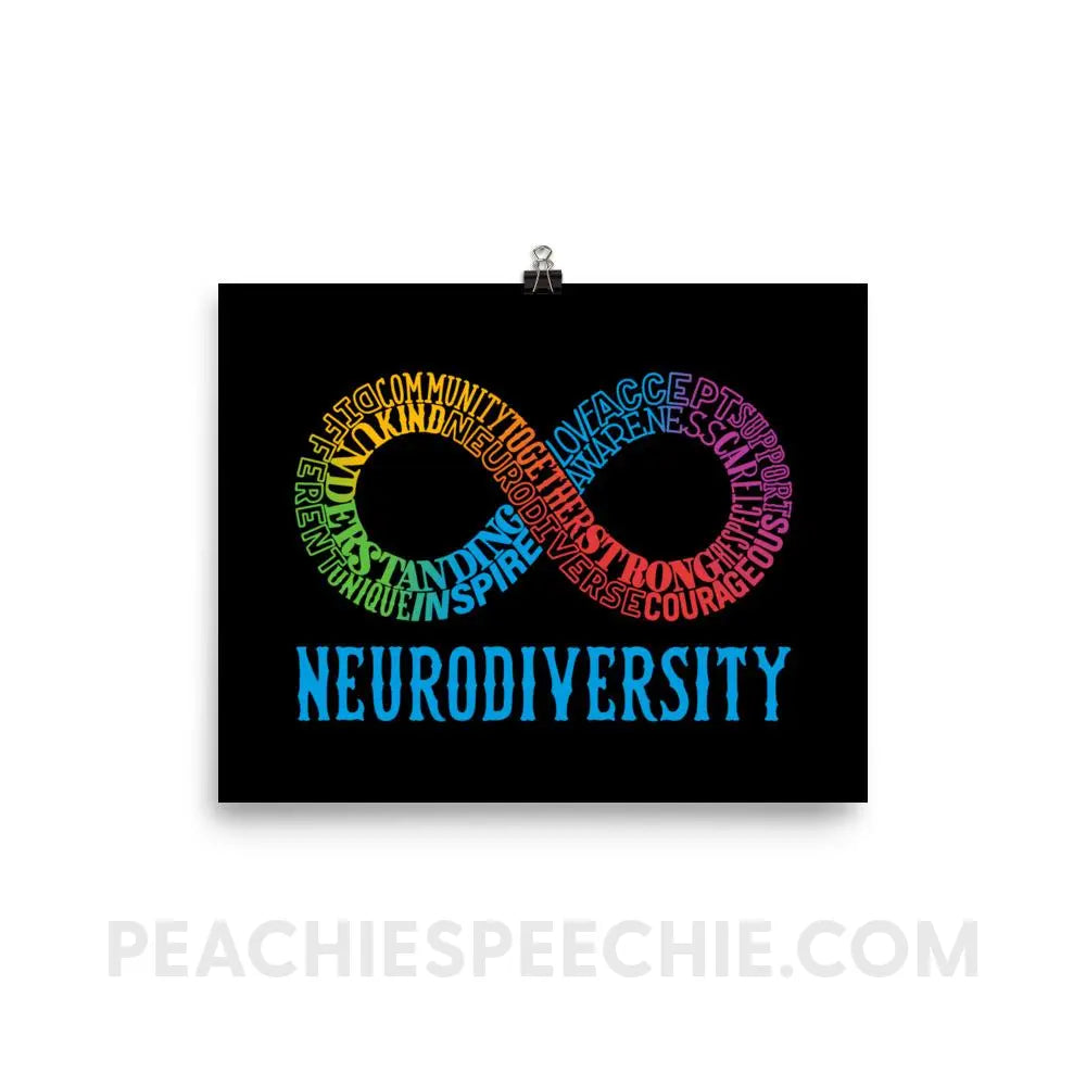 Neurodiversity Poster - 8×10 - Posters peachiespeechie.com