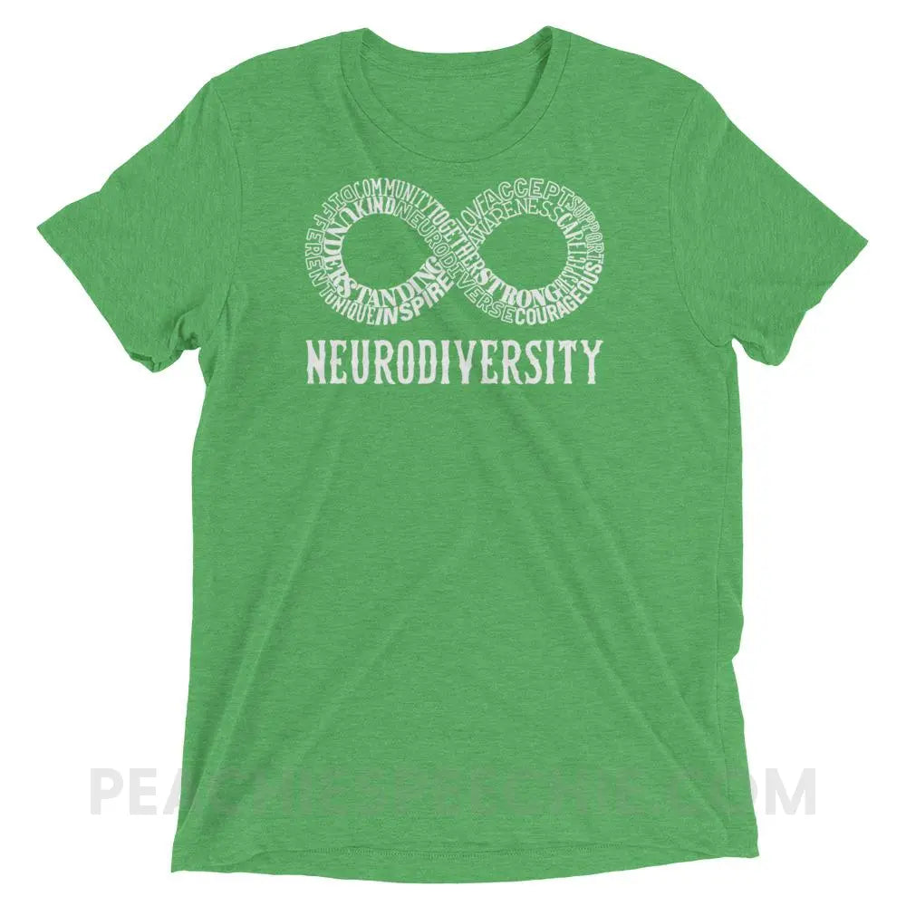 Neurodiversity Tri-Blend Tee - T-Shirts & Tops peachiespeechie.com