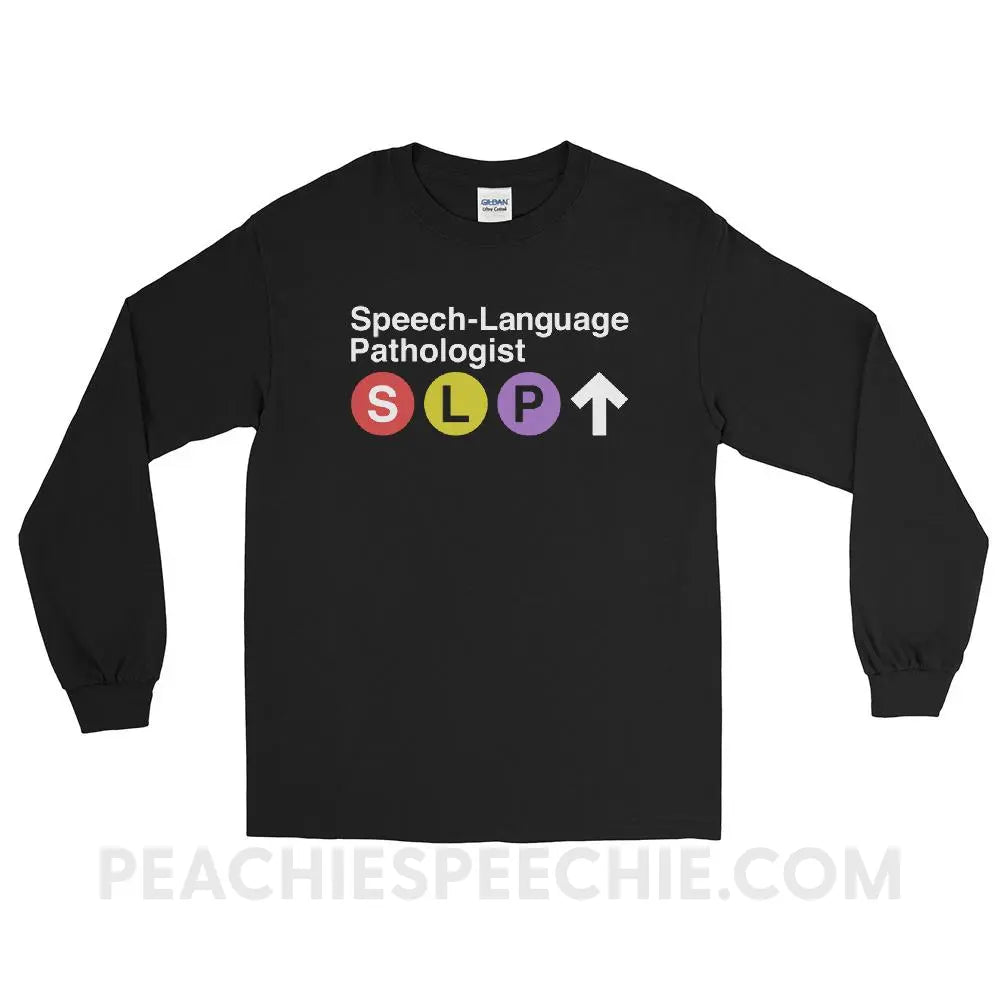 NYC SLP Long Sleeve Tee - Black / S - T-Shirts & Tops peachiespeechie.com