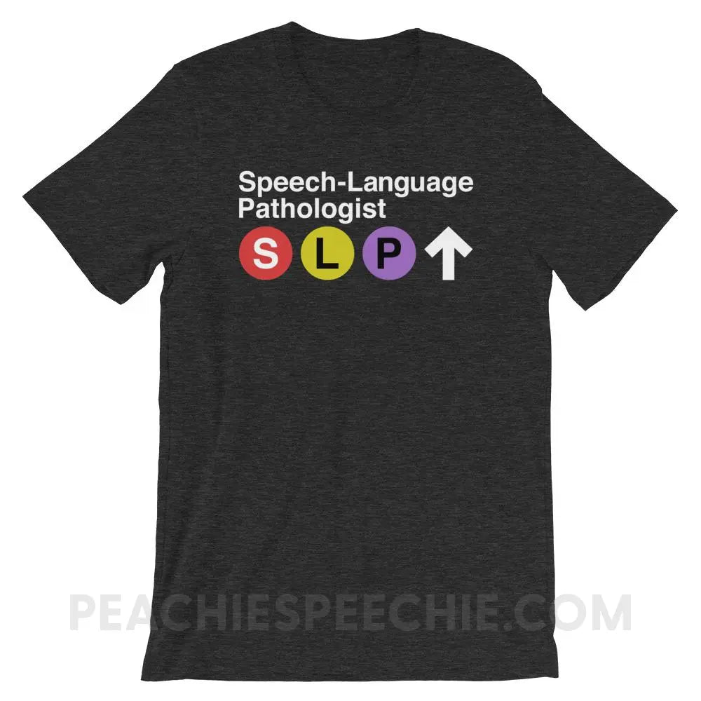 NYC SLP Premium Soft Tee - Dark Grey Heather / XS - T-Shirts & Tops peachiespeechie.com