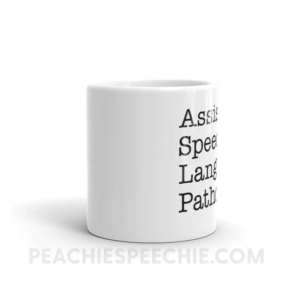 The Office Assistant (to the) Speech Language Pathologist Coffee Mug - peachiespeechie.com