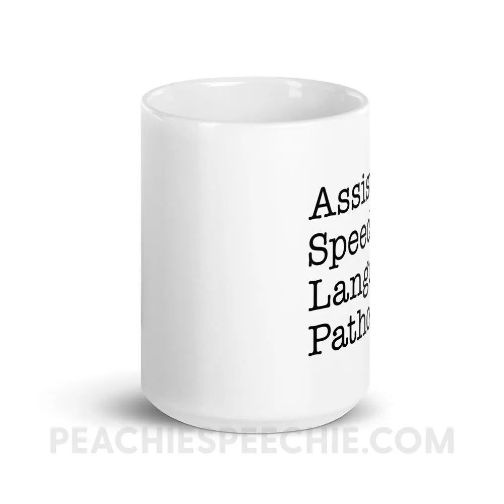 The Office Assistant (to the) Speech Language Pathologist Coffee Mug - peachiespeechie.com