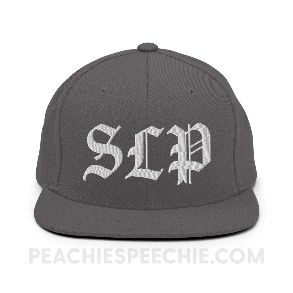 Old English SLP Premium Ball Cap - Dark Grey - peachiespeechie.com
