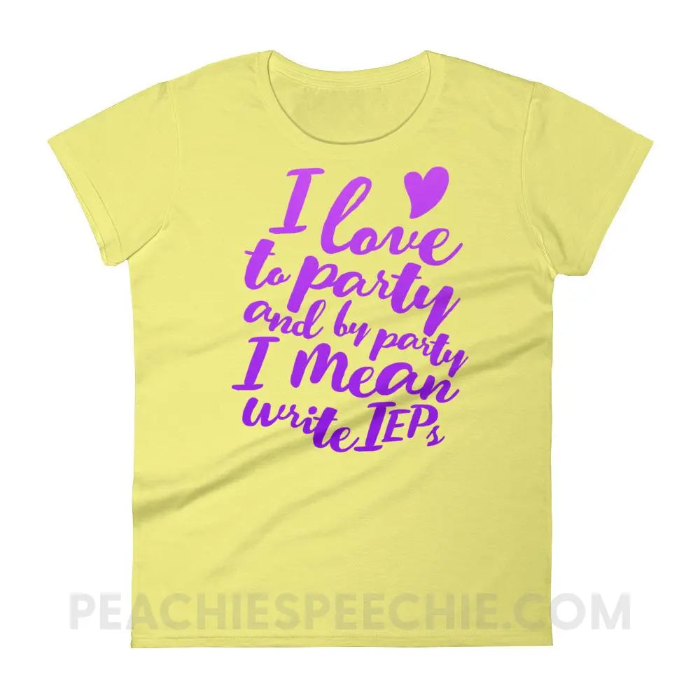 IEP Party Women’s Trendy Tee - T-Shirts & Tops peachiespeechie.com