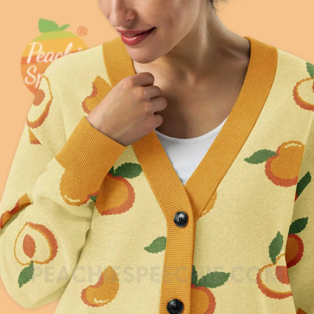 Peachie Knit Cardigan - 2XS - peachiespeechie.com