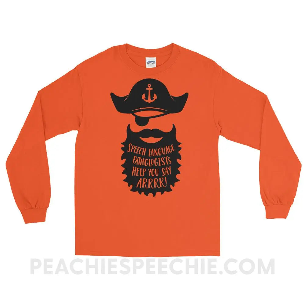 Pirate Long Sleeve Tee - T-Shirts & Tops peachiespeechie.com